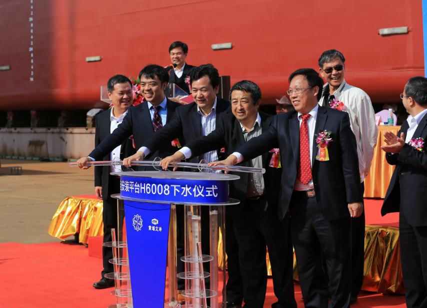 “精銦1號”（KOE-01）自升式海上風電安裝平臺成功下水